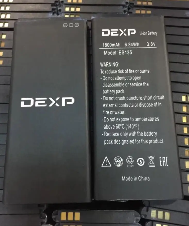 Аккумулятор 3 8 в 1800 мАч для DEXP Ixion ES135 | Мобильные телефоны и аксессуары