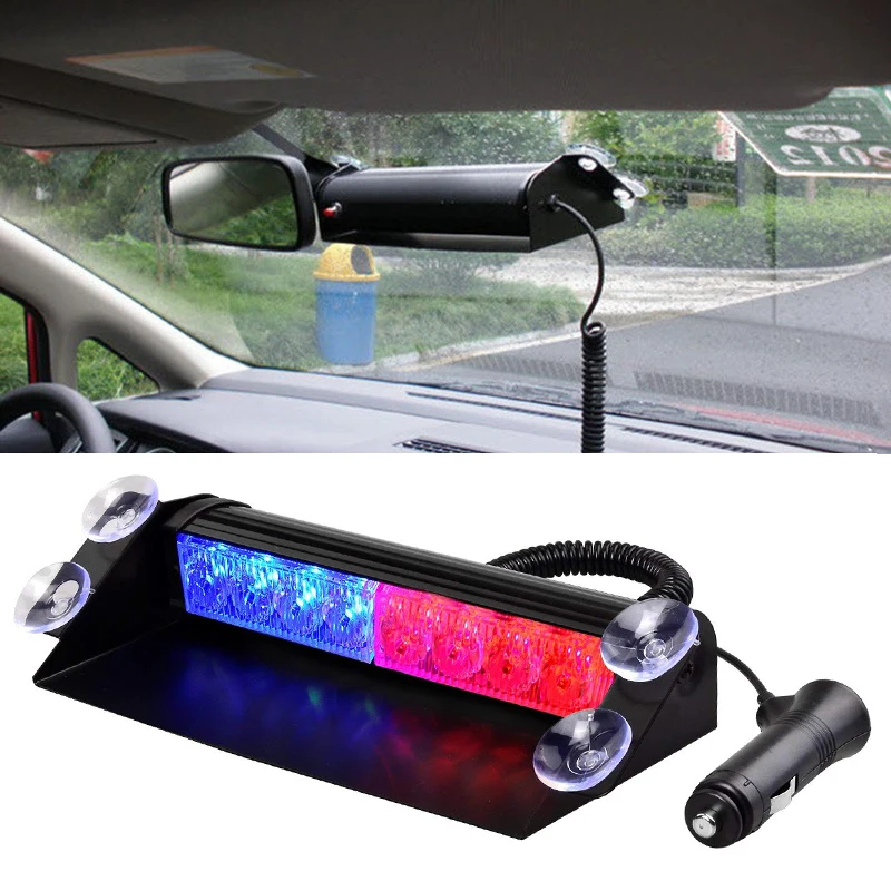 Car Truck Emergency Flasher Dash Strobe Warning Light Day