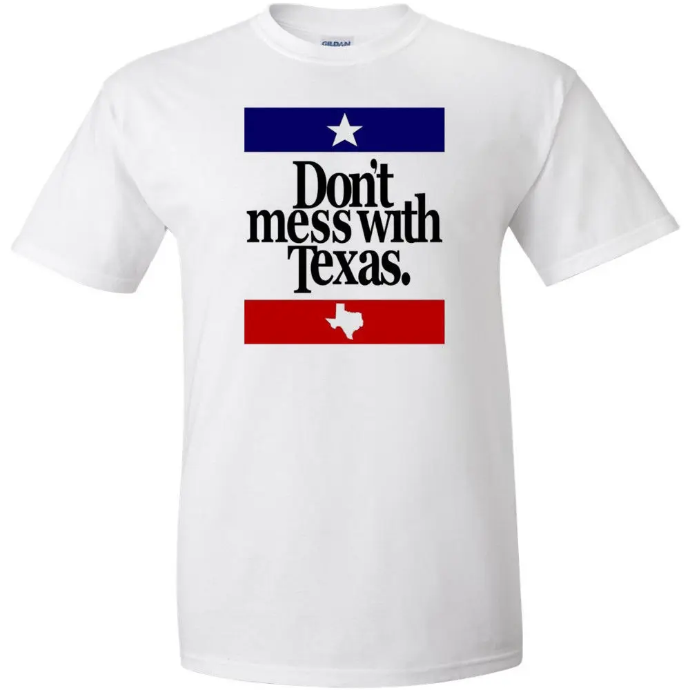 

Dont Mess with Texas Logo T Shirt America Usa Texan Classic Vintage Brand 2019 New T Shirt Man Cotton Clothing Cartoon T Shirts