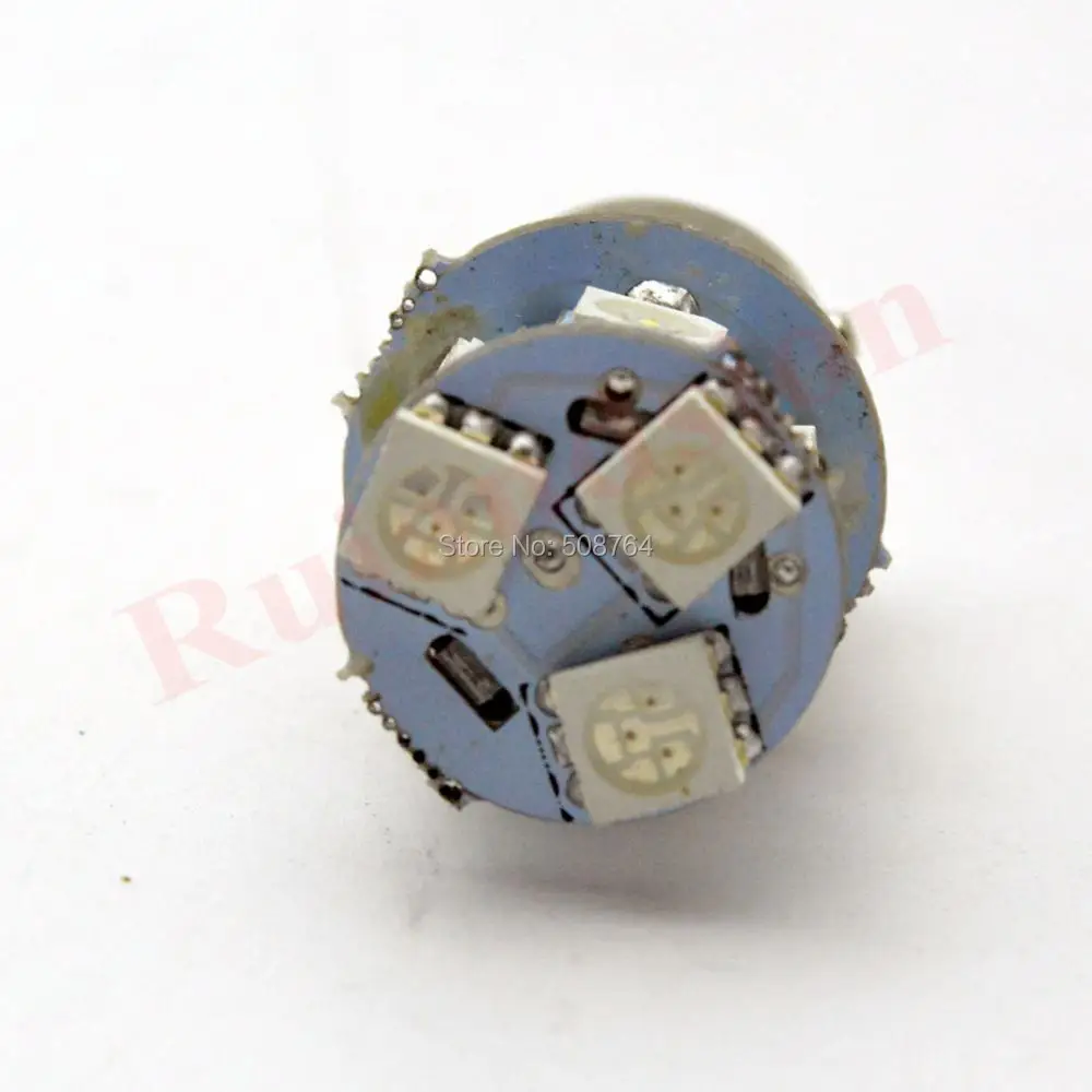 4xamber желтый 6В 1156 BA15S 7506 8 SMD 21 Вт 5050LED светильник s лампы для указателя поворота