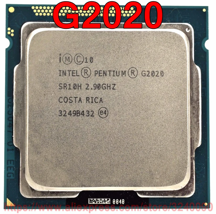 Processador intel cpu pentium g2020 sr10h original 2 90ghz 3m dual core