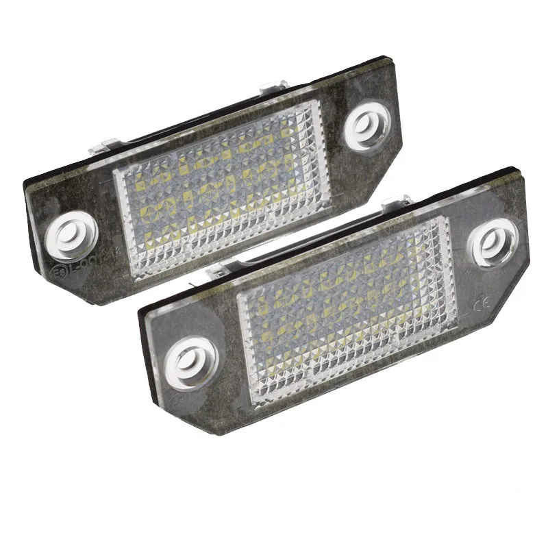 

New 2pcs LED Light License Plate Lamp Bulbs 12V Replacement Durable For Car Vehicle CSL2018