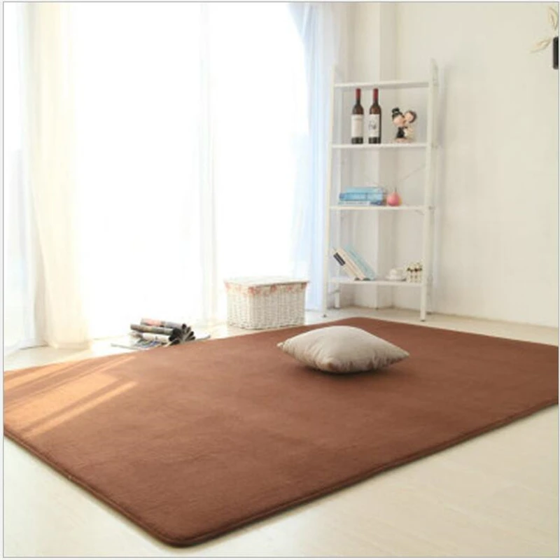 AOVOLL Solid Carpet For Living Room Rugs For Bedroom Floor Mats Area Rugs  Carpets for Bedroom  Alfombra  Area Rug For Living