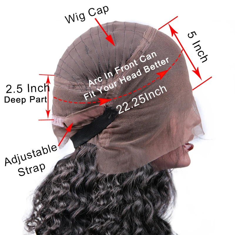 Hot Beauty Hair 360 Lace Frontal Wig Breathalbe Water Wave Wig Pre Pluck With Baby Hair Brazlian Remy 100% Human Hair Lace Wigs (8)
