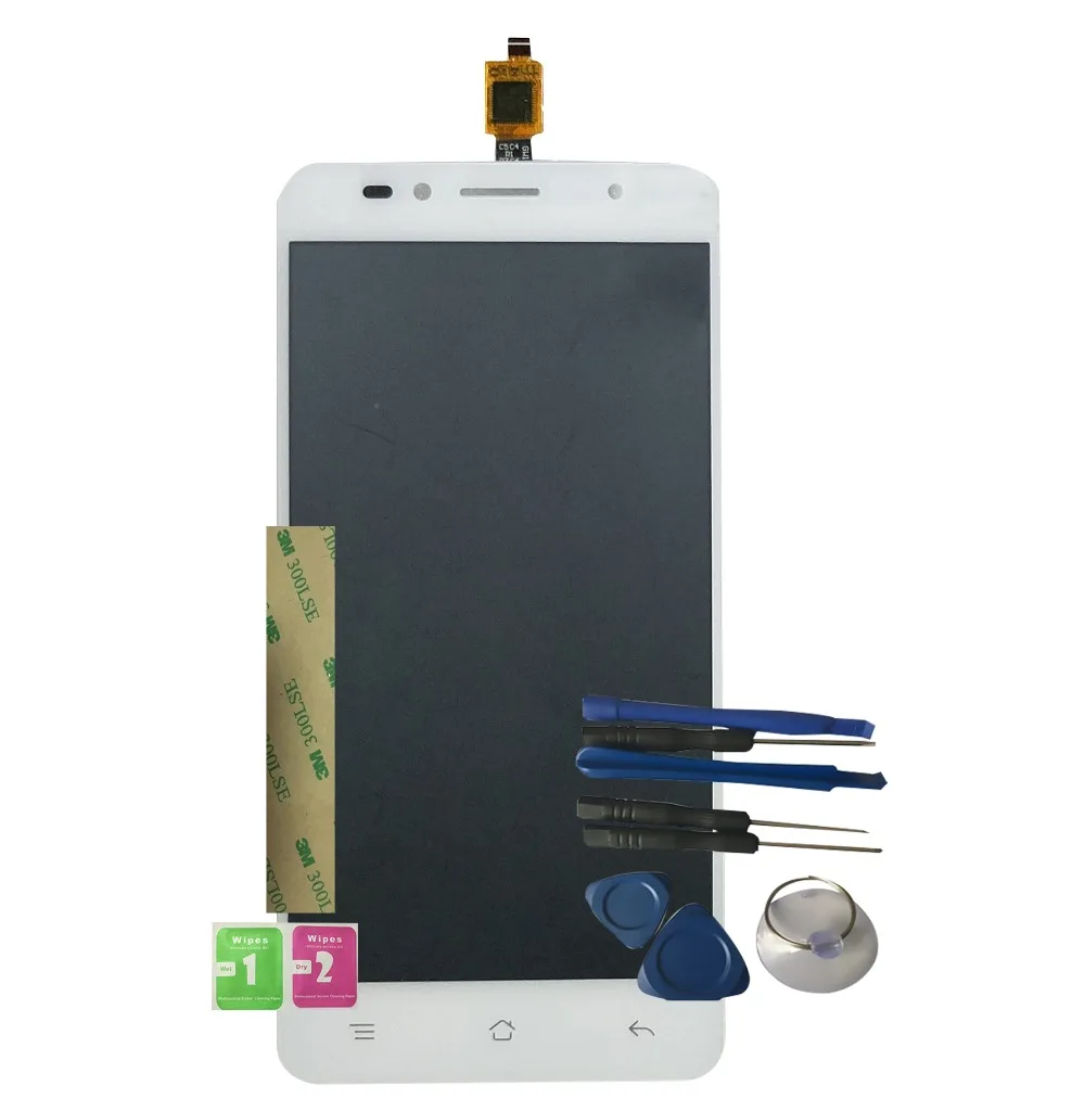 Tanie RYKKZ nowy Test oryginalny LCD dla Jinga Hotz M1 wyświetlacz LCD i montaż digitizera ekranu dotykowego wymiana z narzędziami