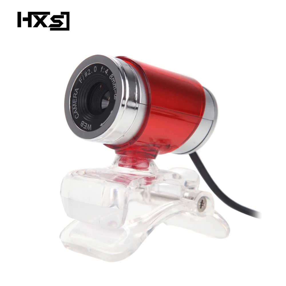 HXSJ A860 HD Webcam Пиксели CMOS USB веб-Камера цифрового видео HD встроенный микрофон 360 градусов Rotaion Clip-on камера