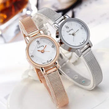 

Top Brand Rose Gold Watch Women Luxury Ultra-thin Mesh Stainless Steel Wrist Watches Woman Fashion Quartz Clock Laides Watch