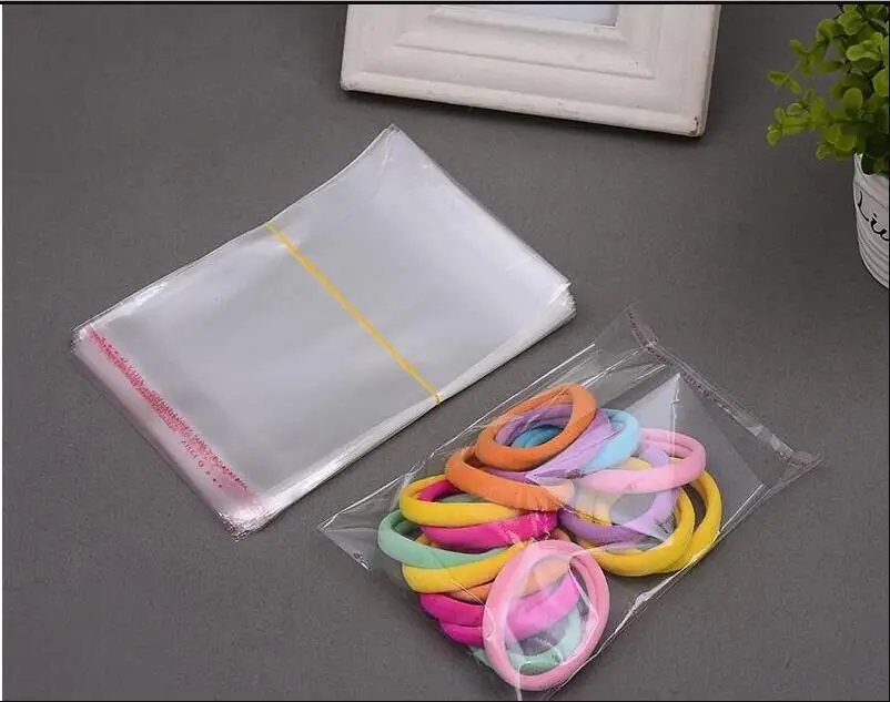 100pcs/lot OPP Bag Transparent Self Sealing Plastic Bags Gift Jewelry Packaging Bags Clear Self Adhesive opp bag Plastic Baggie