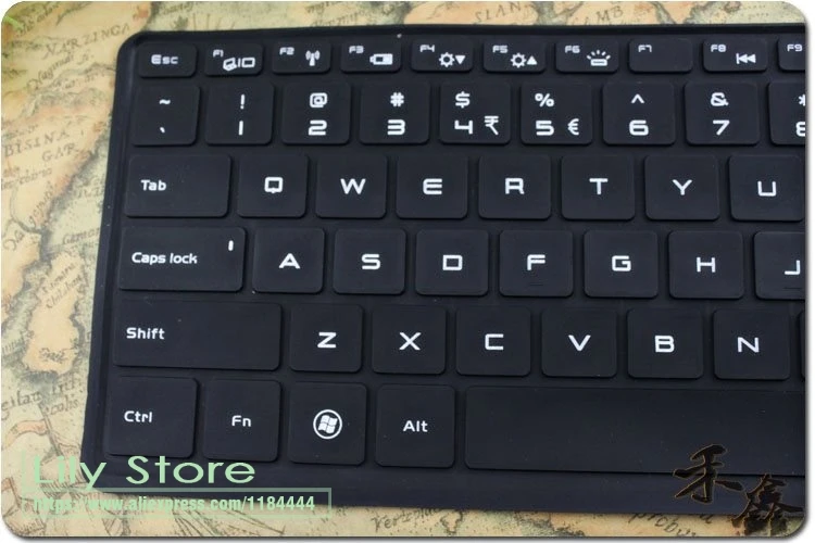 Силиконовая клавиатура защитная пленка кожного покрова протектор для Dell XPS 12 9Q33 2
