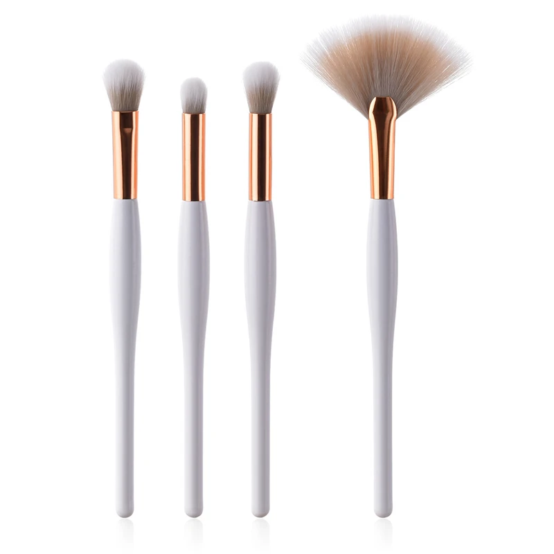 

Professionl 4 Pcs Eyes Makeup Brushes Set Eyeshadow Powder Cosmetic Soft Smoky Shadow Beauty Smudge Premiuim Natural Tools Kit