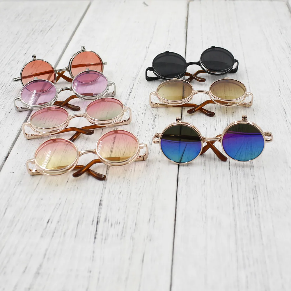 

ICY 1/6 Doll Fashion Glasses The lens can open the double lens Seven Colors Gift Toy Free Shipping