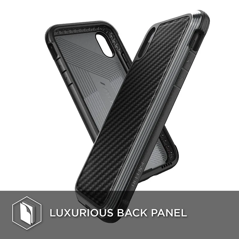 X Doria Defense Lux чехол для телефона iPhone XR XS Max военный класс протестированный