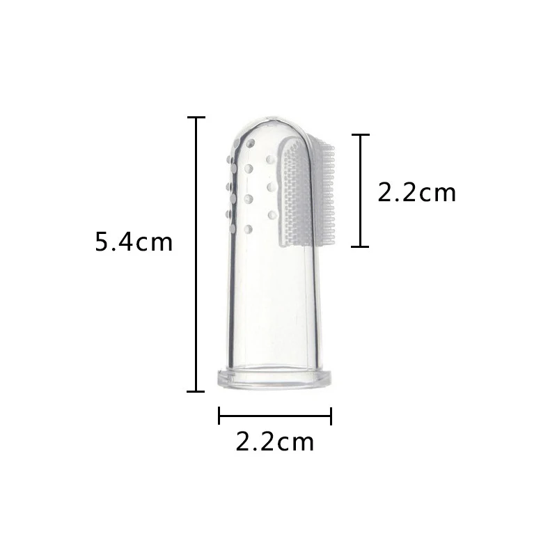 Baby Kids Silicone Finger Toothbrush Children Teeth Clear Gum Brush Infant Deciduous Tooth Brush Massage Children's Tooth Brush