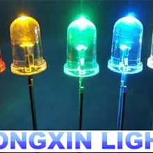 5 цветов x100шт = 500 шт яркий(белый/синий/зеленый/желтый/красный) светодиодный Диод 3 мм светодиодный светильник лампа