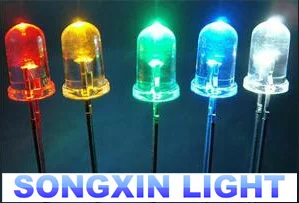 

5 Colors x100pcs =500pcs Bright (White/Blue/Green/Yellow/Red) LED Diode 3mm LED Light Lamp