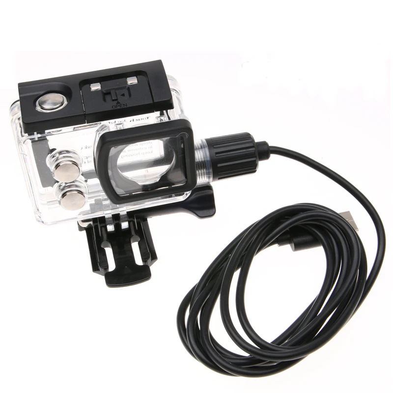 Motorcycle Waterproof Case for SJCAM SJ7 Star Charging Waterproof