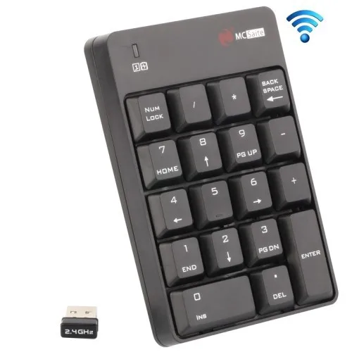 Draagbare draadloze grote sleutel usb numeriek toetsenbord numeriek toetsenblok 18 toetsen laptop toetsenbord 2.4g mini groothandel numlock voor accountant|keyboard wrist|keyboard asuskeyboard cover AliExpress