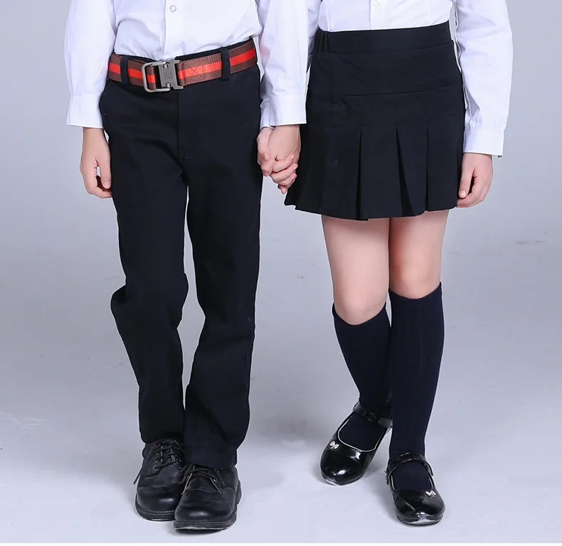 Детские однотонные повседневные брюки модель L345 на весну и осень 2020|pants teen|girls casual