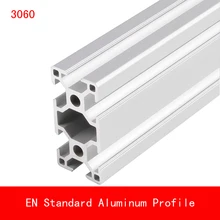 2pcs 500mm 3060 Aluminium Profile EN Standard Brackets DIY Bracket Table Holder AL Aluminum Extrusion Shape CNC 3D Printer transkoot 20pcs aluminum gusset plate angle 1515 bracket for aluminum extrusion profile 1515 series for 3d printer