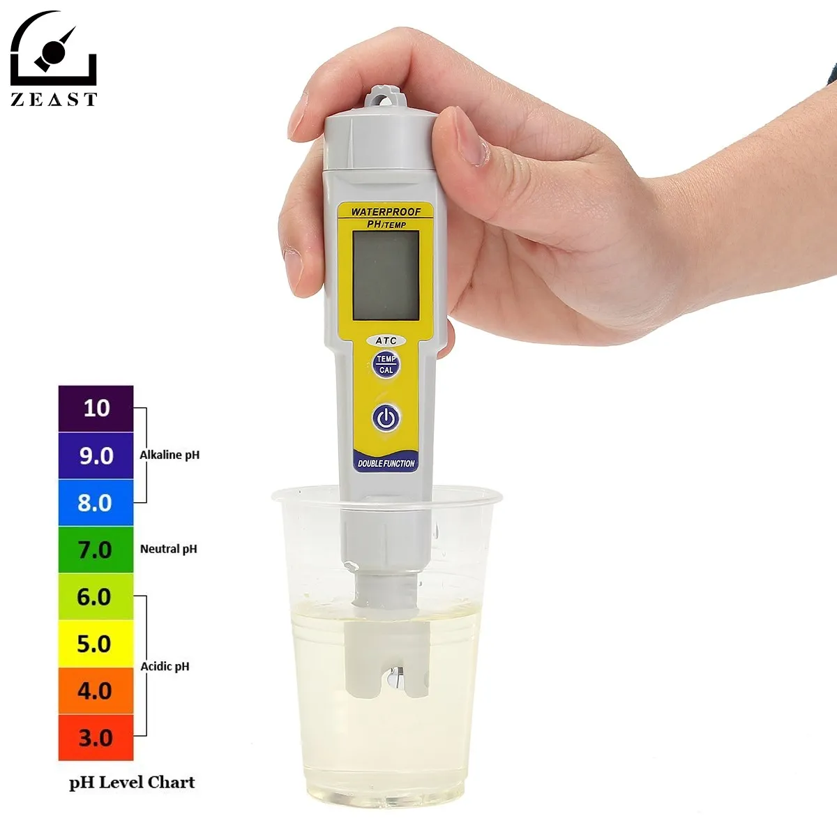 PH / TEMP Meter 014pH Digital Pen Type Aquarium Pool Water Quality