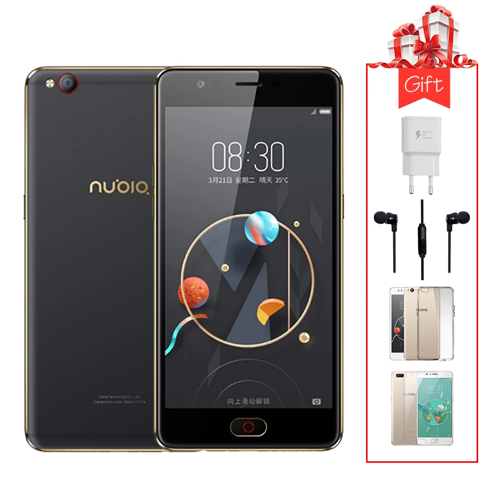 Nubia m2 Lite 4G LTE глобальной прошивки MT6750 Octa Core 5 &quot3G RAM 6 B Встроенная память 16.0MP Батарея