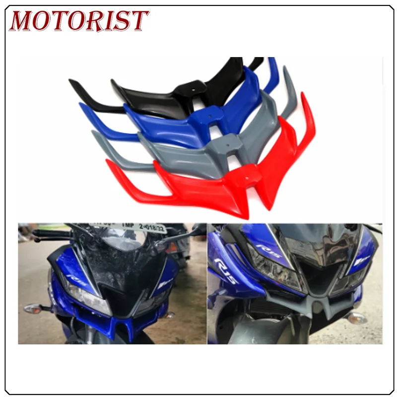 

MOTORIST Motorcycle Front Fairing Aerodynamic Winglets ABS Plastic Cover Protection Guards For YAMAHA YZF R15 V3.0 2017 2018