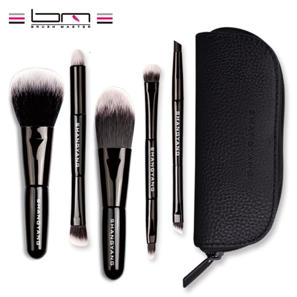BM Brand 5Pcs Studio Makeup Brushes Synthetic Natural Hair Conveniently