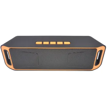 

Portable Bluetooth 4.0 Wireless Speaker TF USB FM Radio Dual Bass Sound Subwoofer Speakers DU55
