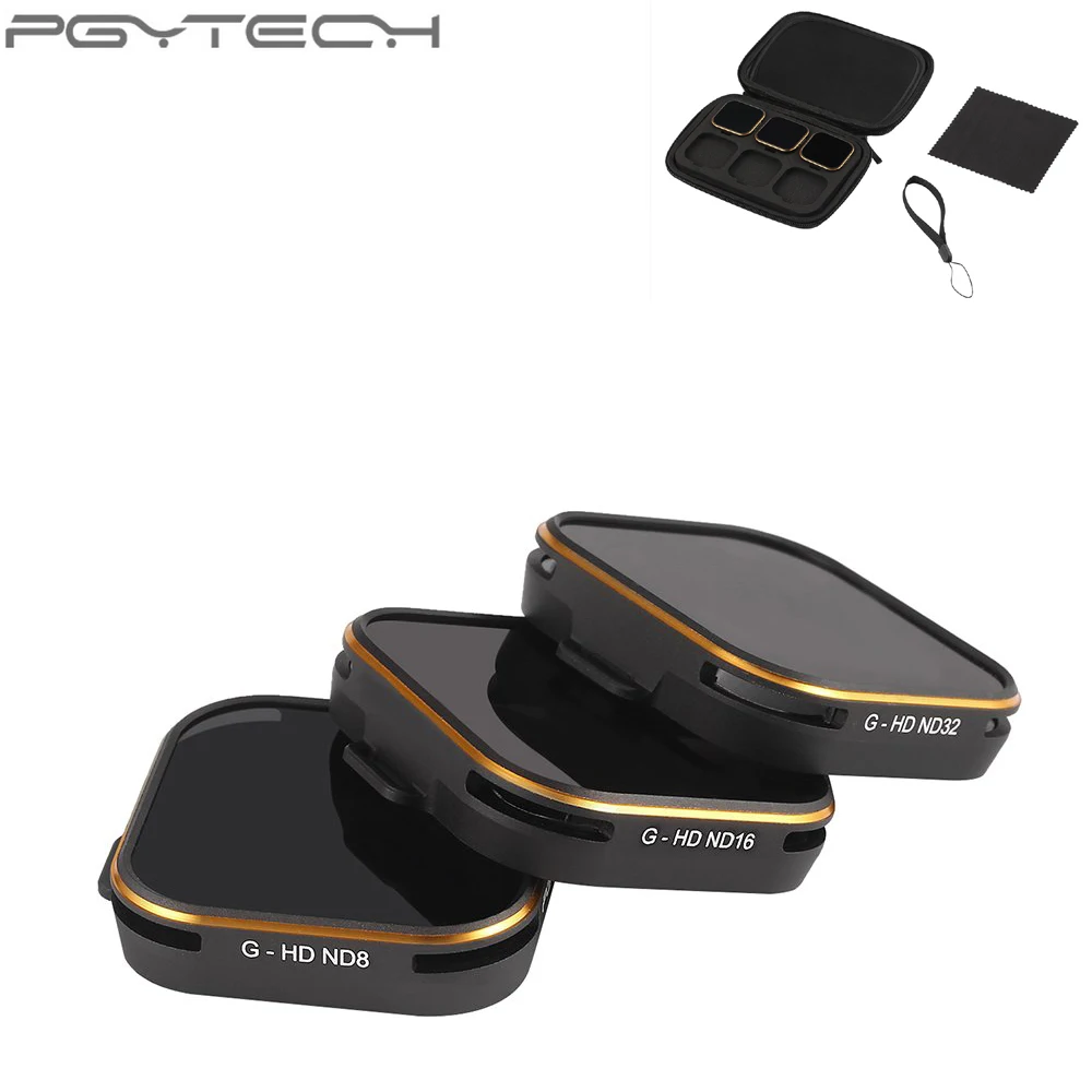 

PGYTECH 3pcs/bag Lens Filter Set ND8+ND16+ND32 for GOPRO Hero 5 Camera Accessories