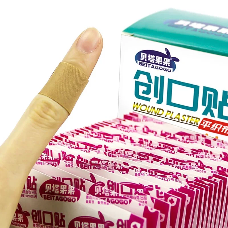 

100Pcs/bag Wound Adhesive Paster Medical Anti-Bacteria Band Aid Bandage Sticker For Home Travel First Aid Kit Supplies