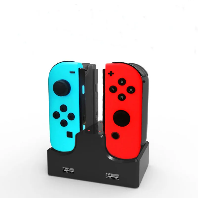 

Sanchow 4 In 1 Charging Dock Station Charger Cradle For Controllers Charging Stand Holder For Nintend Switch NS Gamepads