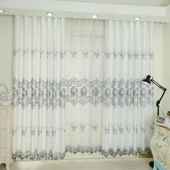 

Curtains for Living Dining Room Bedroom European Jacquard Fabric Curtains Blackout Curtains