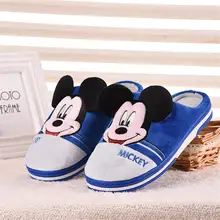 Новинка года; зимние домашние тапочки для взрослых; теплые хлопковые тапочки с рисунком; Нескользящие тапочки для пар; европейские размеры 41-46