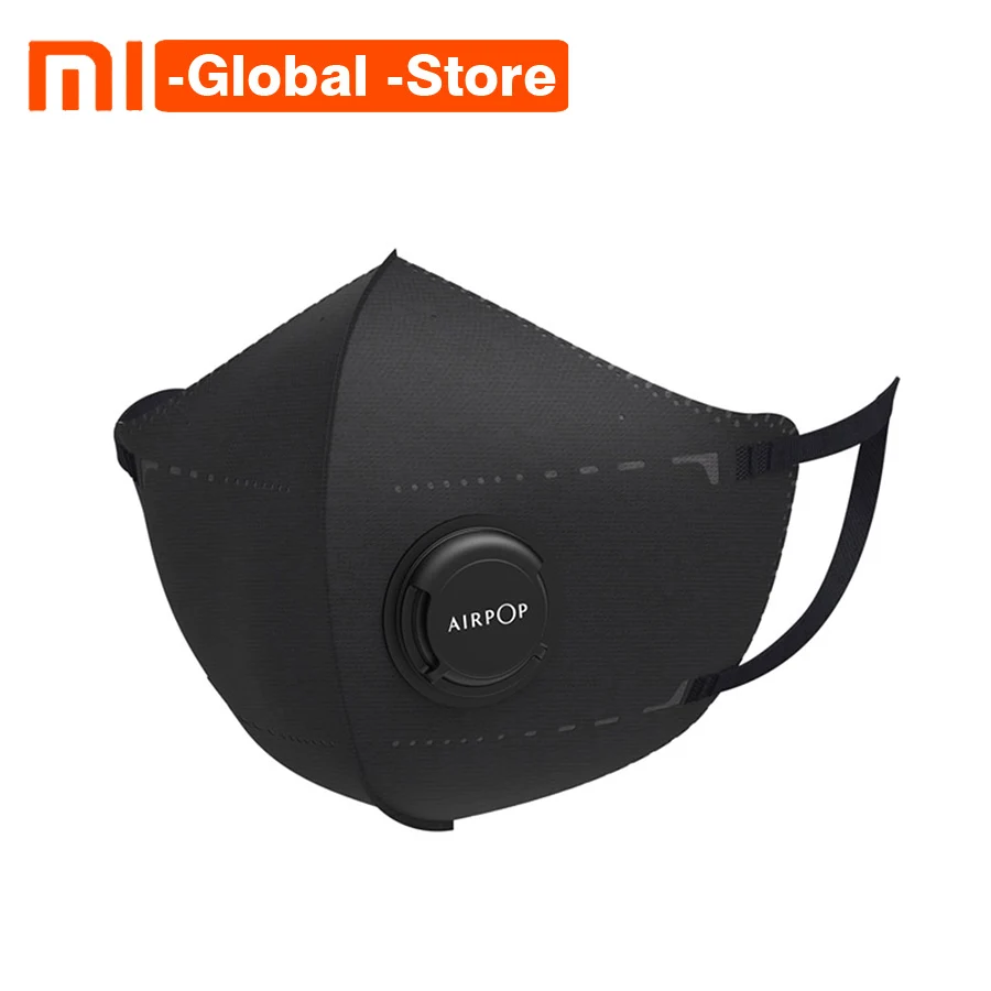 

New Xiaomi Mijia 2pcs AirPOP Portable Anti-fog Mask PM2.5 Filter Dust Mask Adjustable Ear Hanging Comfortable Mask For Men Women