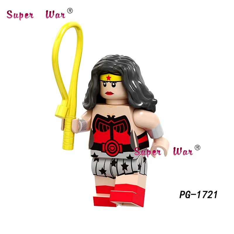 Один DC Красный сын Робин и Харли Квинн Deathstroke чудо-женщина джокер человек-паук Строительные блоки игрушки для детей - Цвет: PG1721