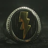 Mens Boys 316L Stainless Steel Cool Lightning Fashion Ring Newest 5