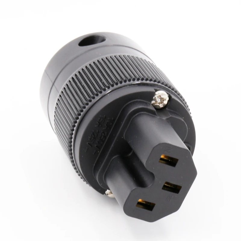 2 шт. разъем для кабеля питания из чистой меди|iec female connector|eu usus eu |