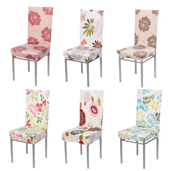 

Chair Cover Dining Polyester Spandex Chair Seat Covers for Wedding Party Decoration Removable Stretch Elastic Slipcover18
