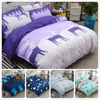 

Europe Style Cotton Bed Linen 3/4 pcs Bedding Set Kids Bedlinen Full King Queen Twin Single Size Duvet Cover 1.5m 1.8m 2.0m 2.2m