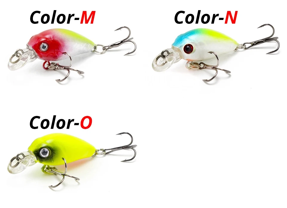 Amlucas, мини-кренкбейт, 4,5 см, 4,1 г, Chubby Spinner, Topwater Crankbait, искусственная жесткая приманка, воблеры, гольян, рыболовные приманки WW333Y