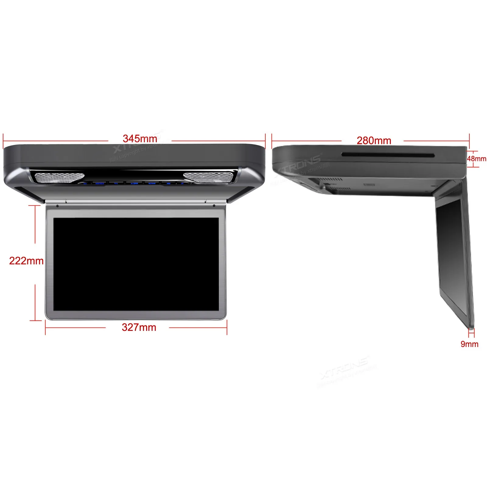 Discount 13.3" Black Color Car Roof DVD Flip Down Car DVD Roof Mount Car DVD with Built-in HDMI Input & 1920*1080 HD Resolution 3 Discount 13.3" Black Color Car Roof DVD Flip Down Car DVD Roof Mount Car DVD with Built-in HDMI Input & 1920*1080 HD Resolution 3