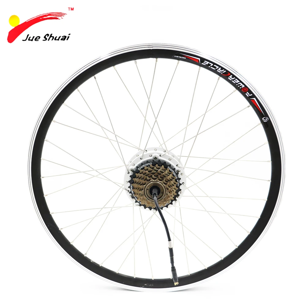 rear wheel with cassette