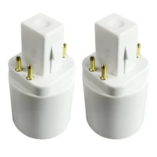 4 Pin держатель лампы нуждаются в обход балласта гнездо адаптера Портативный преобразователь дома G24Q для E26/E27, аксессуары для путешествий, практичный штепсельной вилки
