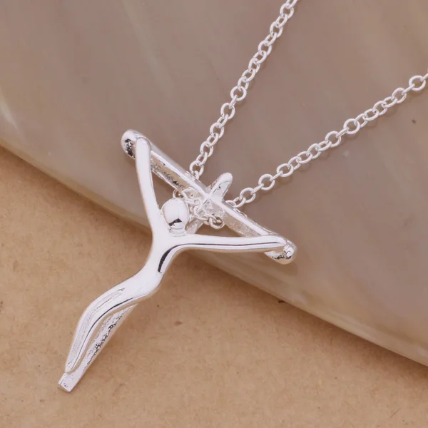 

AN285 Hot 925 sterling silver Necklace 925 silver fashion jewelry pendant Jesus cross /gmxapeea arjajiqa