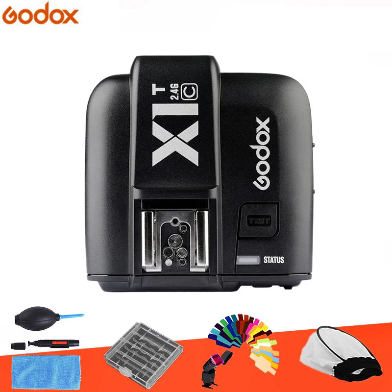 Godox X1C X1T-C 2,4G E-TTL Беспроводной камера вспышка триггера передатчик для Canon и Godox TT685C V860II TT350C TT600 AD200 AD600