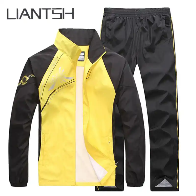 yellow champion tracksuit