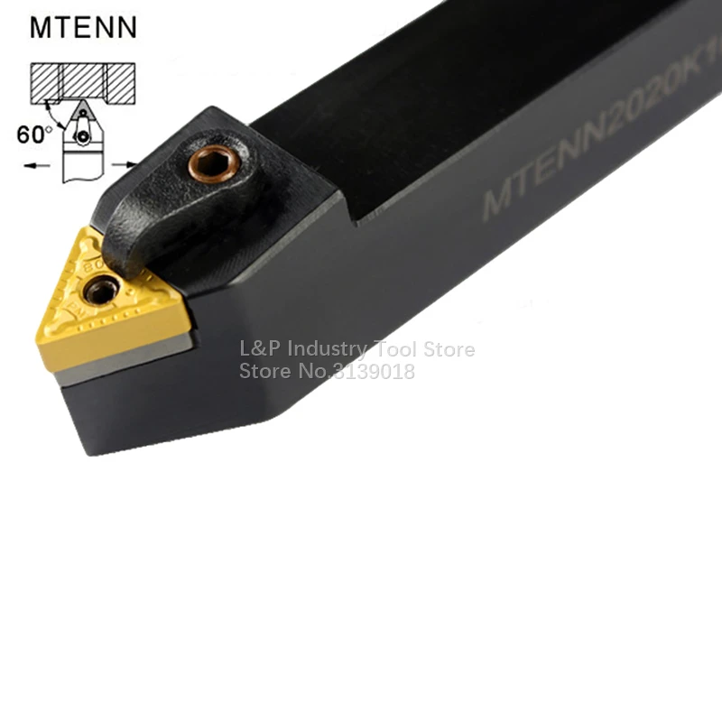 

New Good Quality Cutting Edge Angle 60 MTENN2020K16 20*20mm Cylindrical External Toolholder Not Including Blade TN**1604**