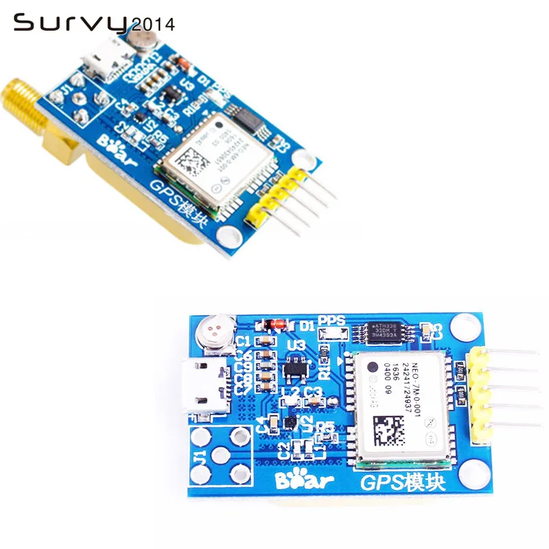 

NEO-6M NEO-7M Double Sided GPS Mini Module NEO-M8N Satellite Positioning Microcontroller SCM MCU Development Board for Arduino