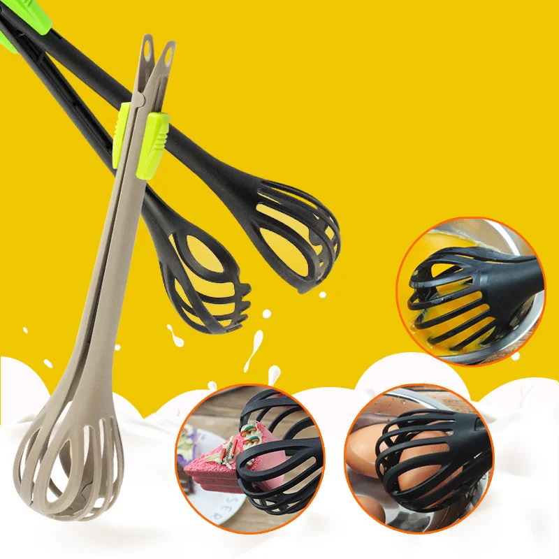 

Multi-function Plastic Egg Beater Hand Blender Whisk Mixer Baking Cooking Tools Egg Bread Clip Kitchen Accessories C