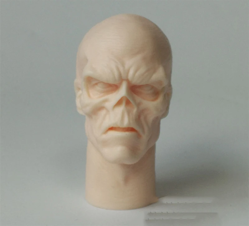 1/6 Scale Red Skull Unpainted Head Sculpt Models for 12'➬tion Figures Toys Gifts Collections | Игрушки и хобби